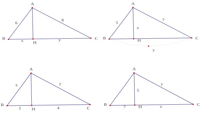 Các hệ thức liên quan đến hệ thức lượng trong tam giác vuông