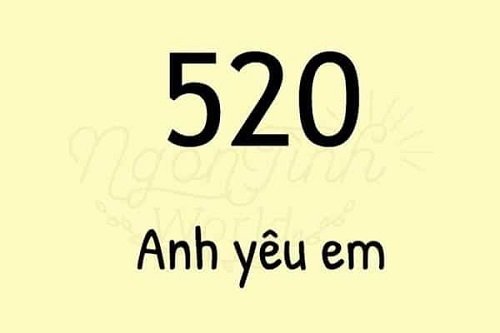 520 là gì? Mật mã tình yêu của các con số ở Trung Quốc