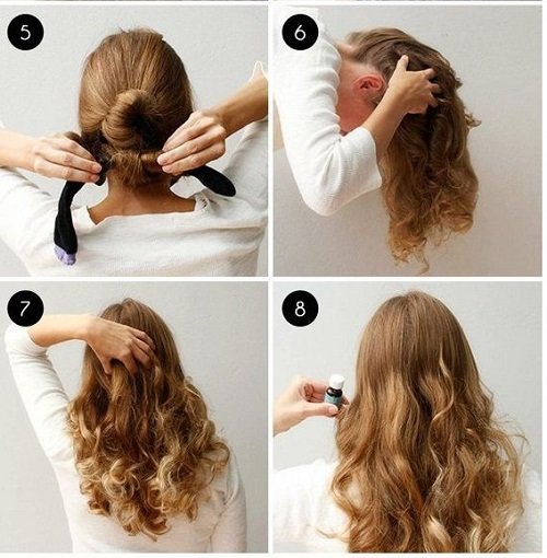 Cách làm tóc xoăn đuôi Hàn Quốc đẹp đơn giản tại nhà-7