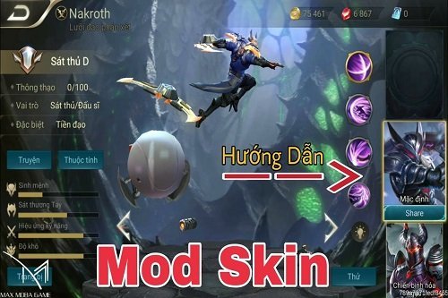 Cách mod skin Liên Quân mobile đơn giản nhất