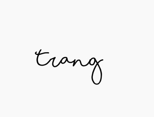 Chữ ký tên Trang – Những mẫu chữ ký tên Trang đẹp nhất