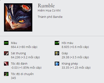 Hướng dẫn chơi và cách lên đồ Rumble đi top-2