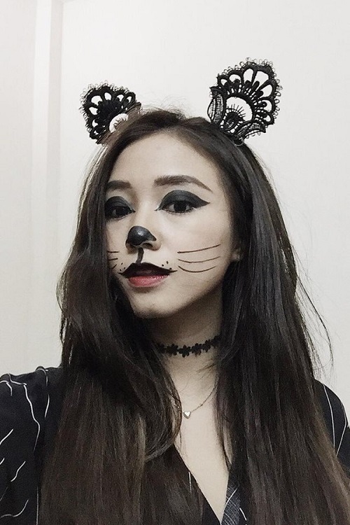 Cách trang điểm Halloween dễ thương nhất tại nhà-19