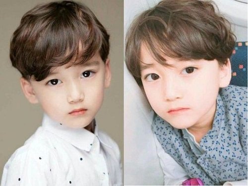 10 kiểu tóc bé trai Hàn Quốc đẹp thời trang-7