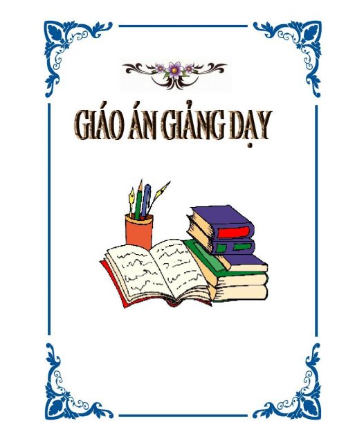 Mẫu bìa giáo án đẹp mới nhất cho Giáo viên-12