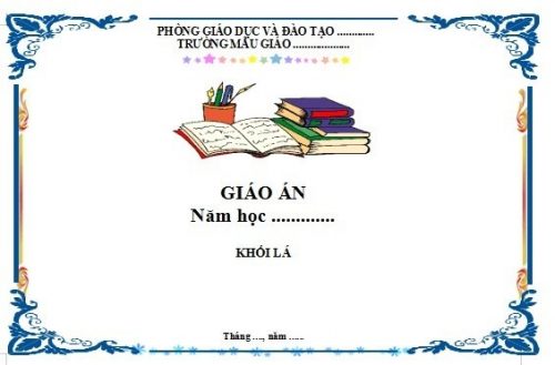 Mẫu bìa giáo án đẹp mới nhất cho Giáo viên-3