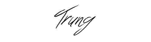 Chữ ký tên Trung – Những mẫu chữ ký tên Trung đẹp nhất
