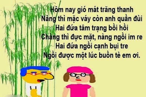 Những bài thơ chế về tình yêu hay, hài hước nhất-3