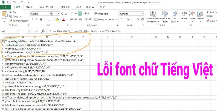 Cách sửa lỗi tiếng Việt khi mở file csv, sửa lỗi file csv không chia cột-2