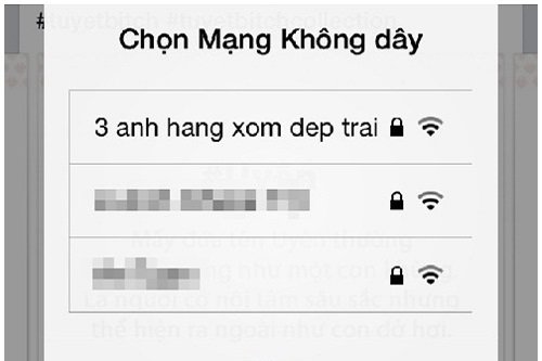 Tên Wifi hay chất, độc đáo, bá đạo nhất Việt Nam-2