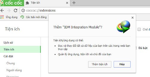 Cách thêm IDM vào Chrome, Cốc Cốc, Firefox tải video-12