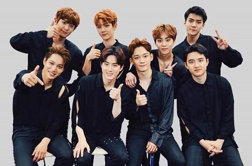 Các thành viên nhóm EXO huyền thoại