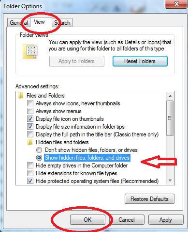 Cách hiện file ẩn trong USB trên Win XP,7,8,10 do Virus gây ra-3