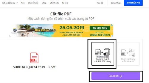 Cách cắt file PDF bằng công cụ online, phần mềm-10