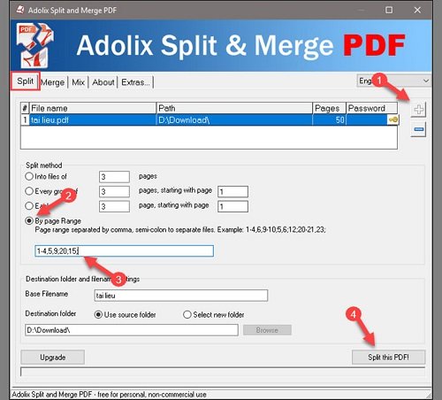 Cách cắt file PDF bằng công cụ online, phần mềm-17