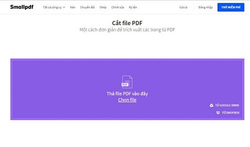 Cách cắt file PDF bằng công cụ online, phần mềm-8