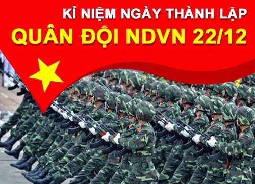 Lời chúc ngày 22/12 hay, STT ngày Quân đội nhân dân Việt Nam-7