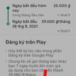 Chạm vào nút Đăng ký