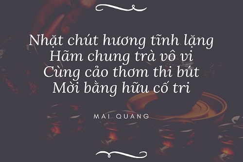 Những câu nói hay về trà đạo, Stt buồn uống trà một mình-2