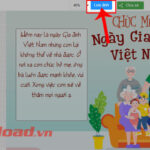 Click chuột vào nút Lưu ảnh