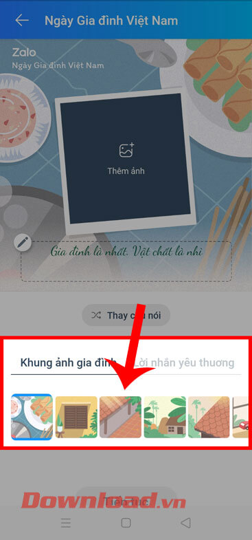 Chọn mẫu khu thiệp