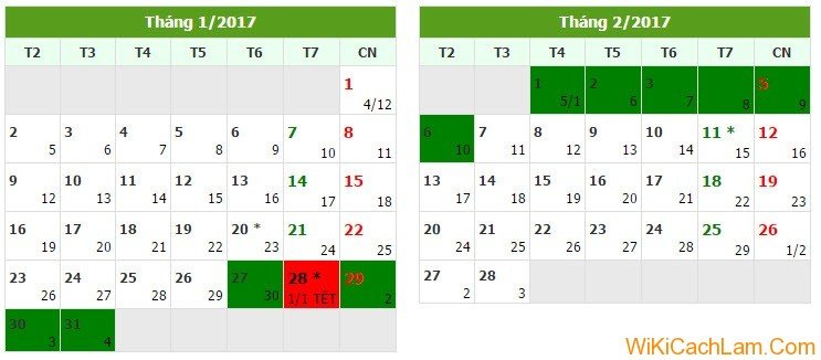 Tết 2017 là năm con gì? Vào ngày mấy dương lịch?-2
