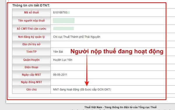 Tracuunnt – Tra cứu thông tin người nộp thuế TNDN, TNCN-5