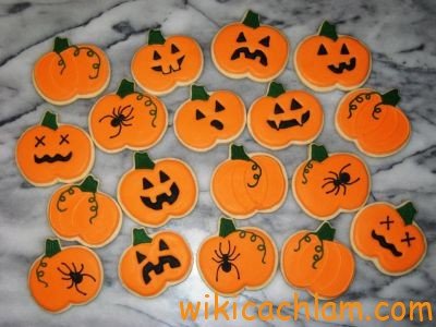 Ý tưởng trang trí bánh cookie ngày Halloween-11