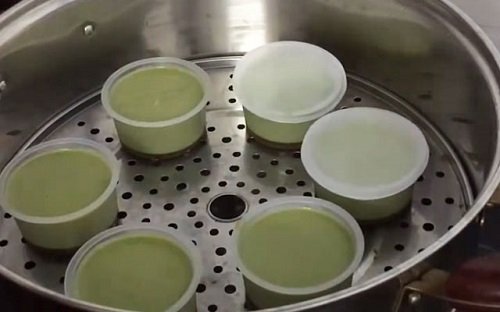 Cách làm bánh flan trà xanh matcha thơm ngon tại nhà-5