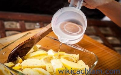 Cách làm khoai tây chiên vị chanh tỏi-3