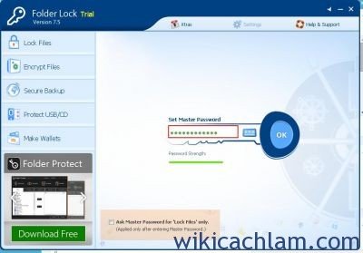 Cách khóa thư mục trên máy tính bằng phần mềm Folder Lock-6