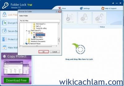Cách khóa thư mục trên máy tính bằng phần mềm Folder Lock-8